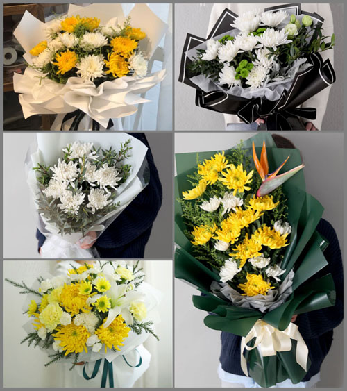 江苏泰州泰兴市姚王镇白事花束代送